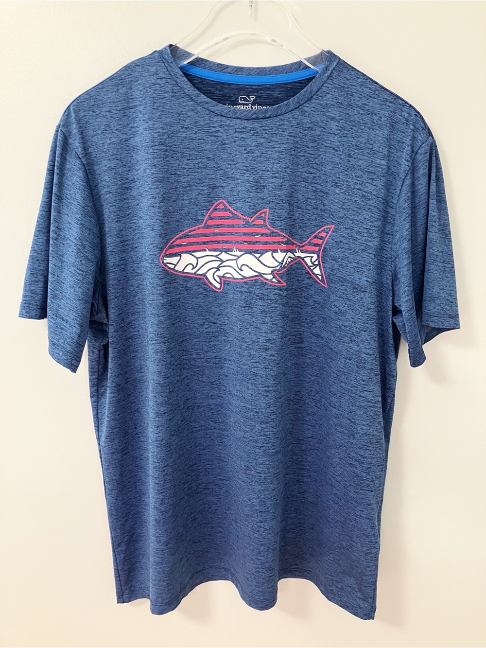 Vineyard Vines | Blue Performance Tee M Athletic Fishing Gorpcore Outdoors